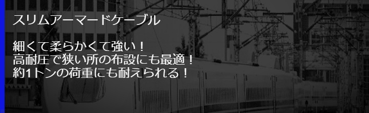 スリムアーマードケーブル